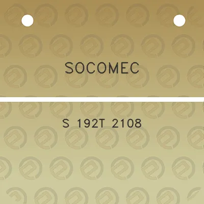 socomec-s-192t-2108