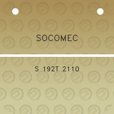 socomec-s-192t-2110