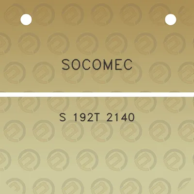 socomec-s-192t-2140