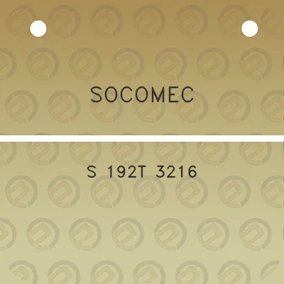 socomec-s-192t-3216