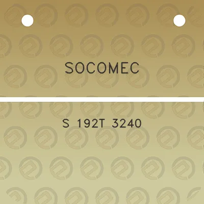 socomec-s-192t-3240