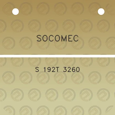 socomec-s-192t-3260