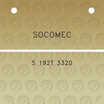 socomec-s-192t-3320