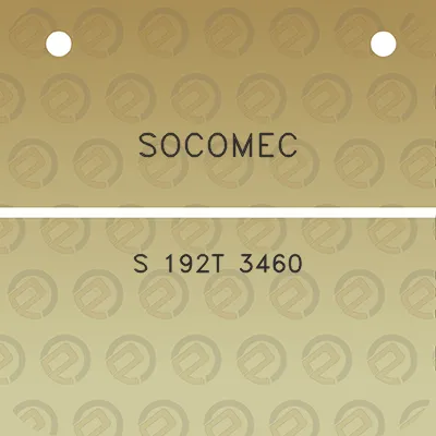 socomec-s-192t-3460