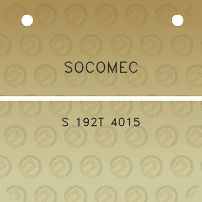 socomec-s-192t-4015