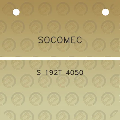 socomec-s-192t-4050