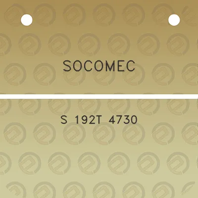 socomec-s-192t-4730