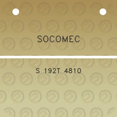 socomec-s-192t-4810