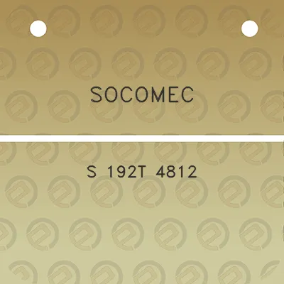 socomec-s-192t-4812