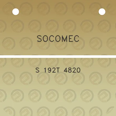 socomec-s-192t-4820