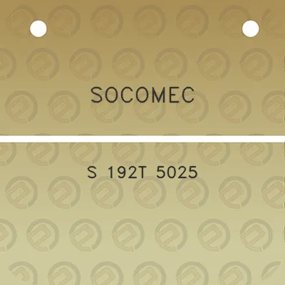 socomec-s-192t-5025