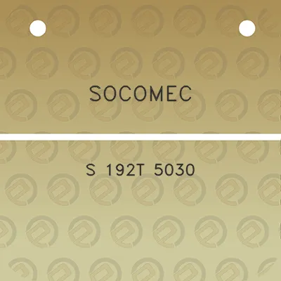 socomec-s-192t-5030