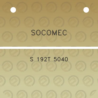 socomec-s-192t-5040