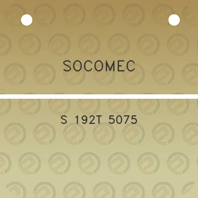 socomec-s-192t-5075