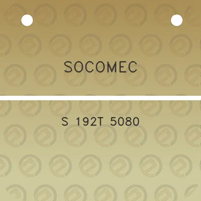 socomec-s-192t-5080