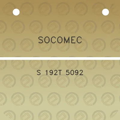 socomec-s-192t-5092