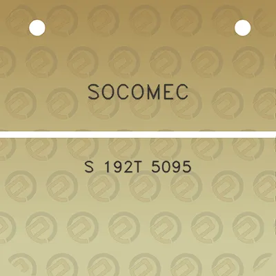 socomec-s-192t-5095