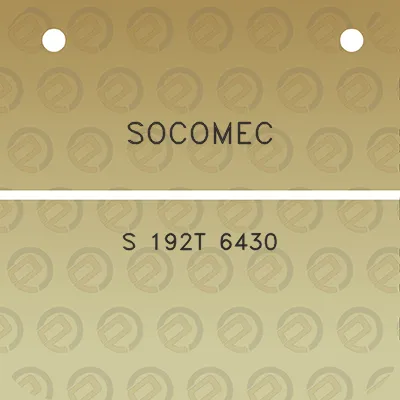 socomec-s-192t-6430