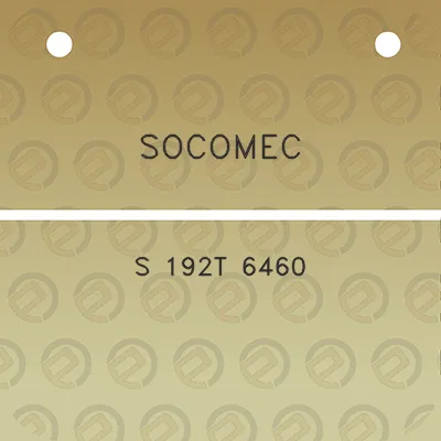 socomec-s-192t-6460