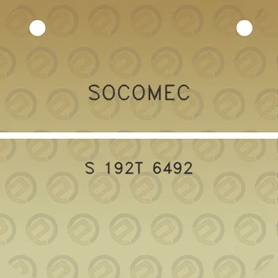 socomec-s-192t-6492