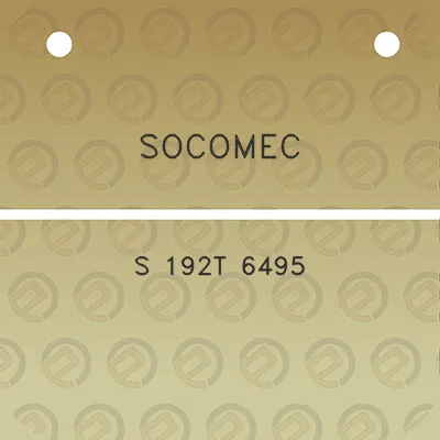 socomec-s-192t-6495