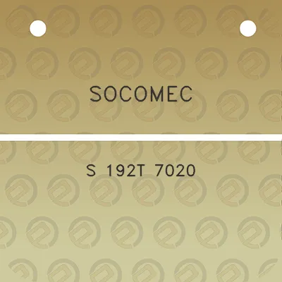 socomec-s-192t-7020