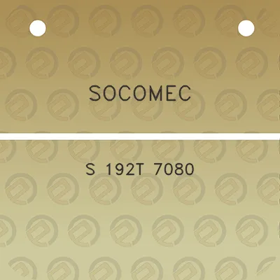 socomec-s-192t-7080