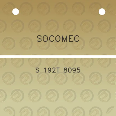 socomec-s-192t-8095