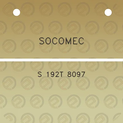 socomec-s-192t-8097