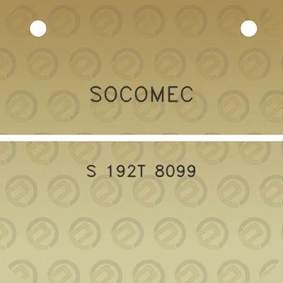 socomec-s-192t-8099