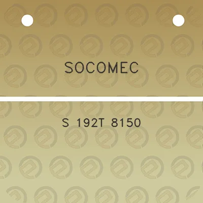 socomec-s-192t-8150