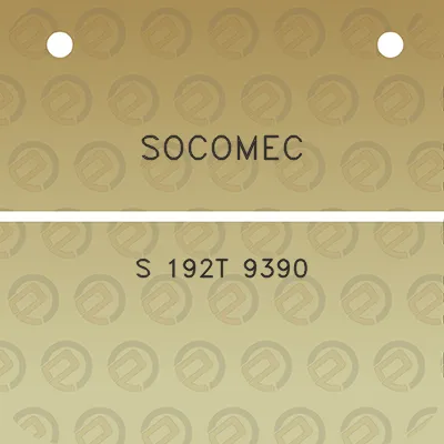 socomec-s-192t-9390