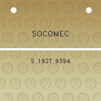 socomec-s-192t-9394