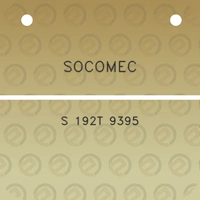 socomec-s-192t-9395