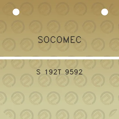 socomec-s-192t-9592