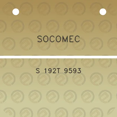 socomec-s-192t-9593