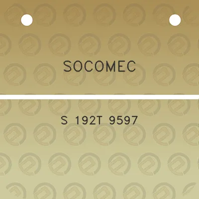 socomec-s-192t-9597