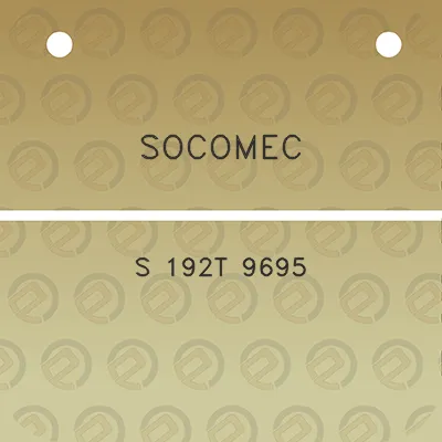 socomec-s-192t-9695