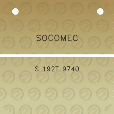 socomec-s-192t-9740