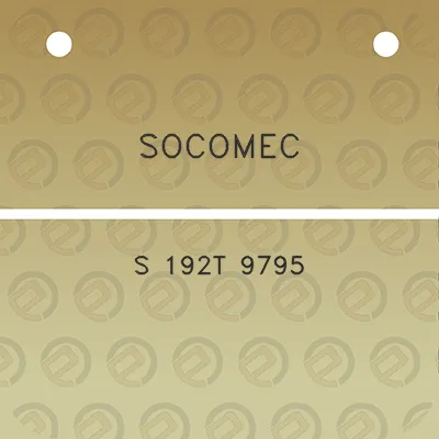 socomec-s-192t-9795