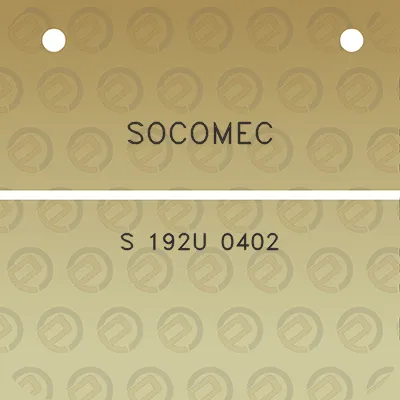 socomec-s-192u-0402