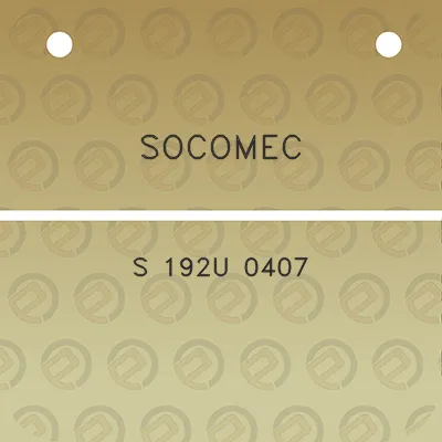 socomec-s-192u-0407