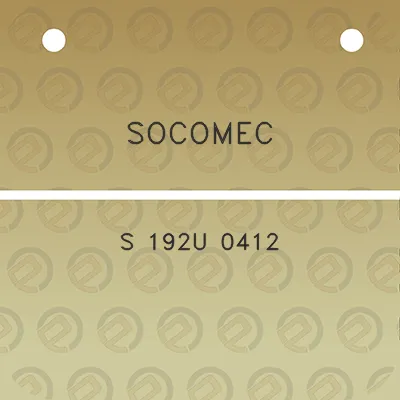 socomec-s-192u-0412