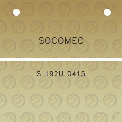 socomec-s-192u-0415