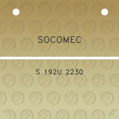 socomec-s-192u-2230