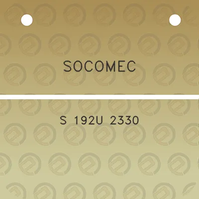 socomec-s-192u-2330