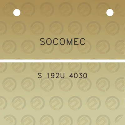 socomec-s-192u-4030