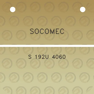 socomec-s-192u-4060