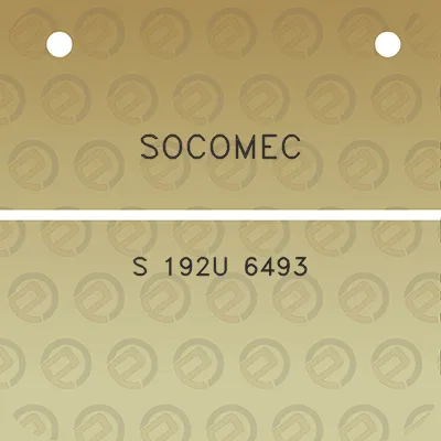 socomec-s-192u-6493