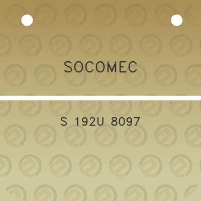 socomec-s-192u-8097